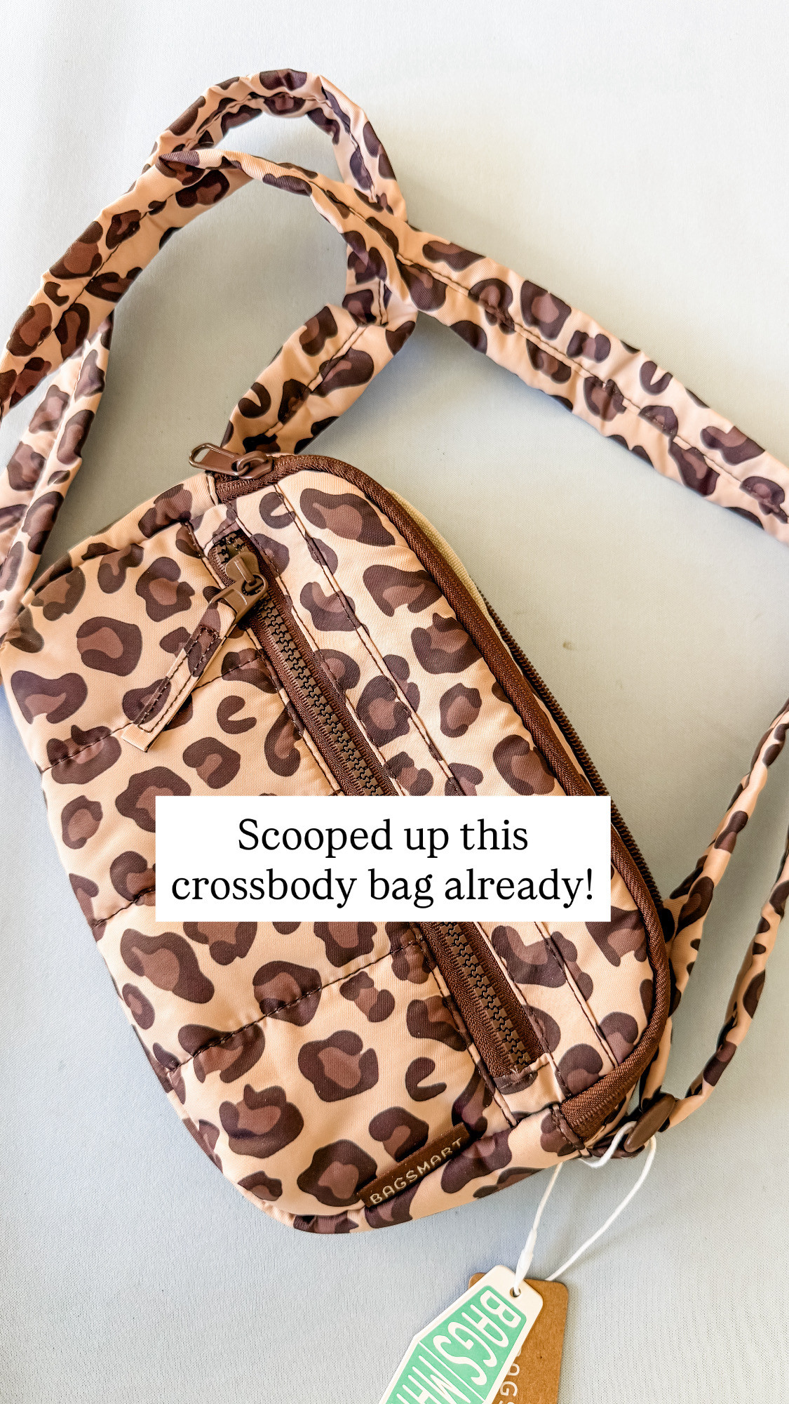This leopard print pattern is currently out of stock, but the bag comes in so many other cute colors! The crossbody style is AMAZING with plenty of room for your essentials while still being easy to carry. Such a good Amazon find for travel, errands, walks, and everyday days on the go. 

 #LTKdayinmylife #LTKmomlife #LTKKids