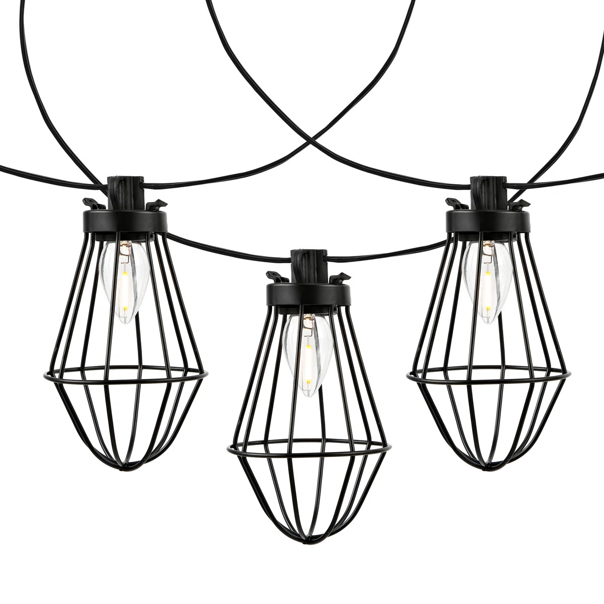 Baltimore 120'' Teardrop Caged String Lights | Wayfair North America