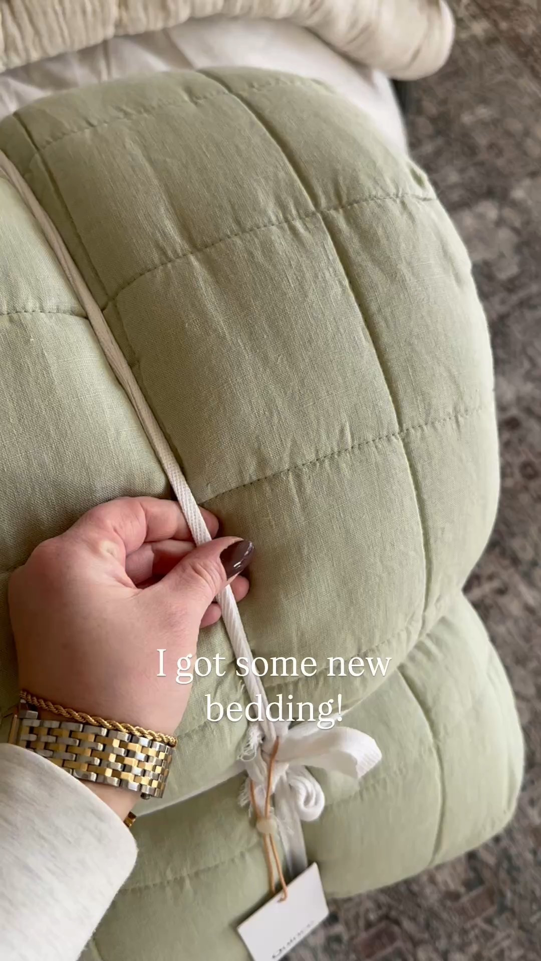 New bedding from Quince for spring! @quince #quince #bedding #bedroom 

#LTKHome #LTKWatchNow #LTKStyleTip