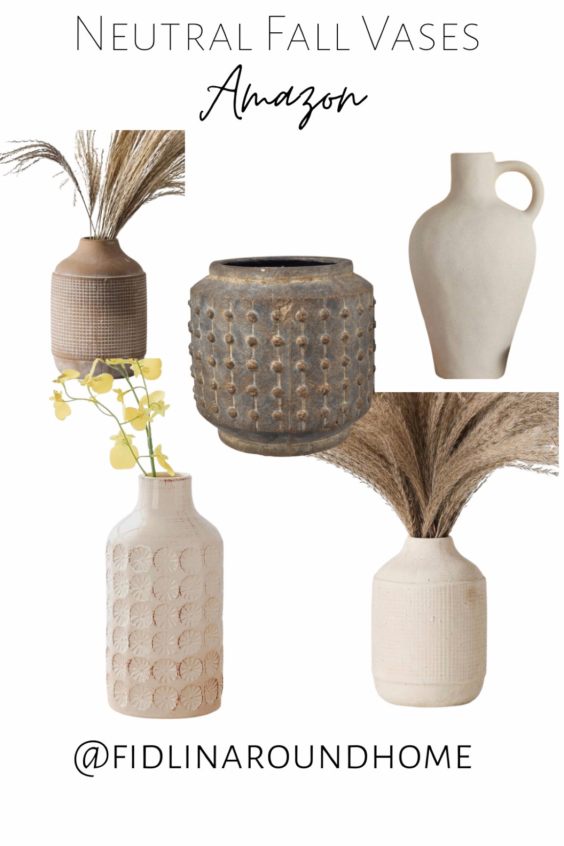 Neutral fall terracotta vases on Amazon  

#LTKhome #LTKSeasonal