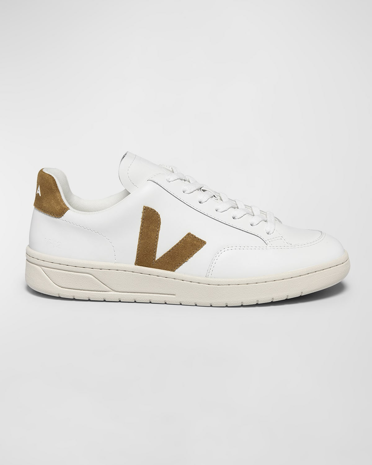 V-12 Mixed Leather Low-Top Sneakers | Neiman Marcus