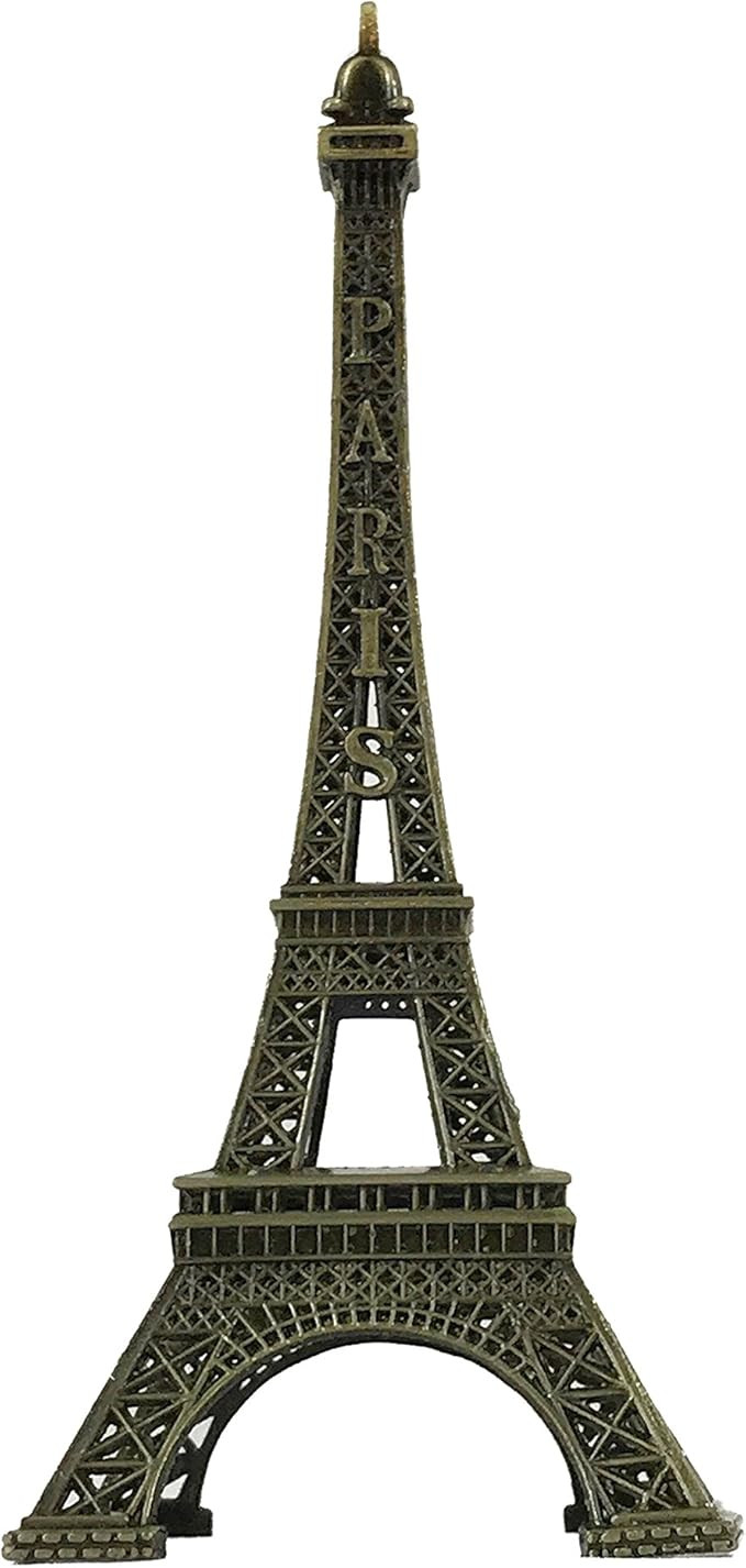 allgala 7" Eiffel Tower Statue Decor Alloy Metal, Bronze | Amazon (US)
