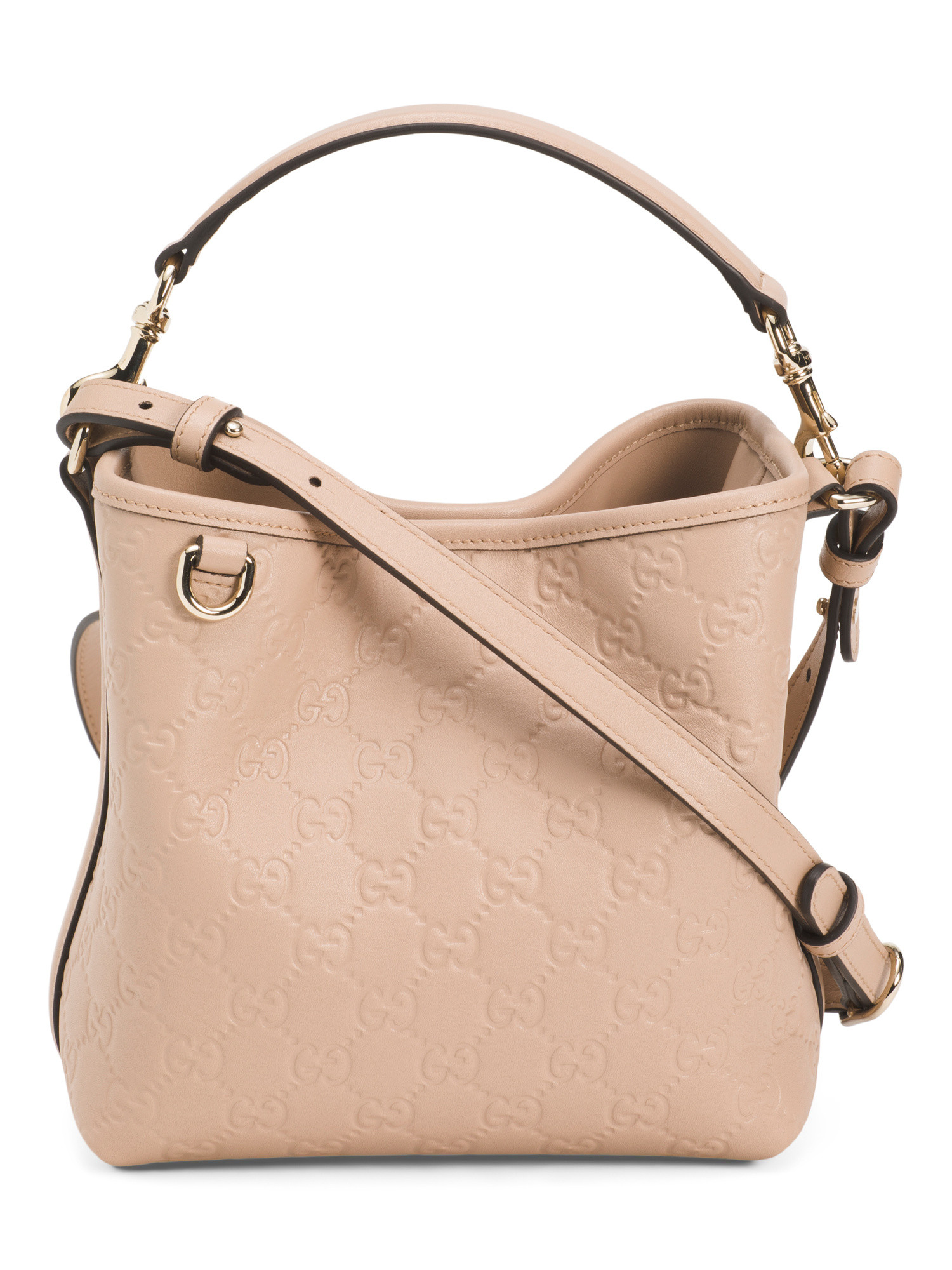 Made In Italy Leather G G Emblem Small Bucket Bag | Handbags | Marshalls | Marshalls