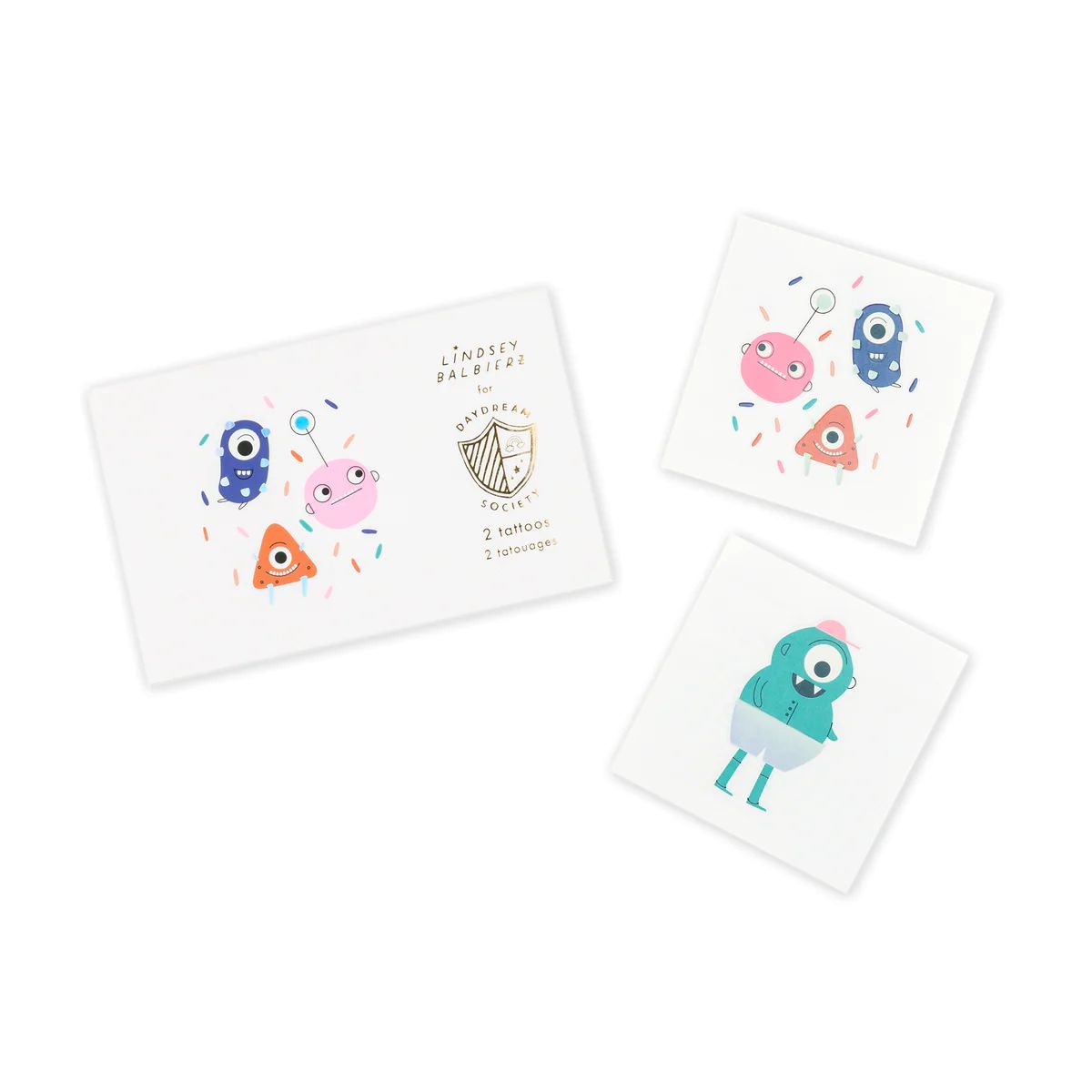 Little Monsters Temporary Tattoos | Ellie and Piper
