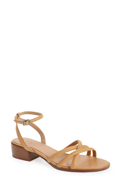 Madewell Ankle Strap Sandal in Amber Brown at Nordstrom, Size 10 | Nordstrom