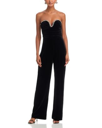 Strapless Velvet Jumpsuit - Exclusive | Bloomingdale's (US)
