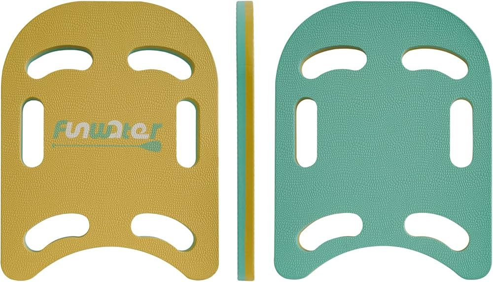 FunWater Swim Kickboard, 14"/18" Swim Training kickboard with Non-Slip Edges and 6 Integrated Hol... | Amazon (US)