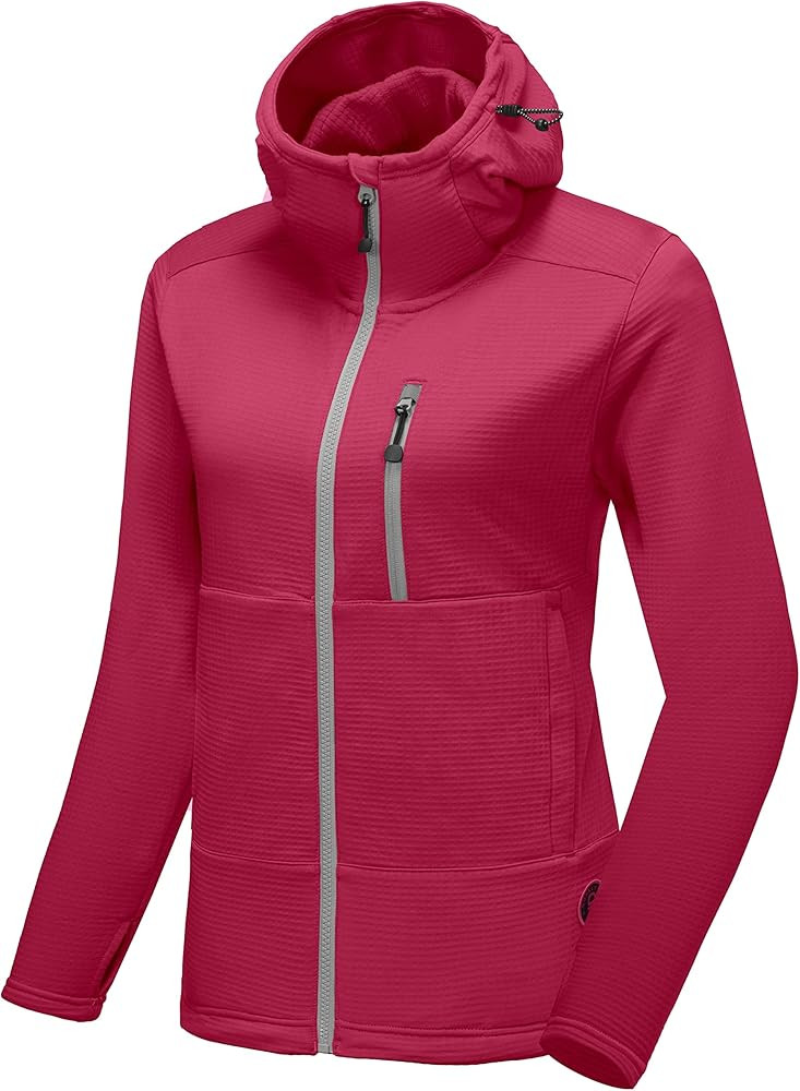 Little Donkey Andy Women's Winter Lightweight Warm Fleece Running Jacket Breathable Thumbholes Th... | Amazon (US)