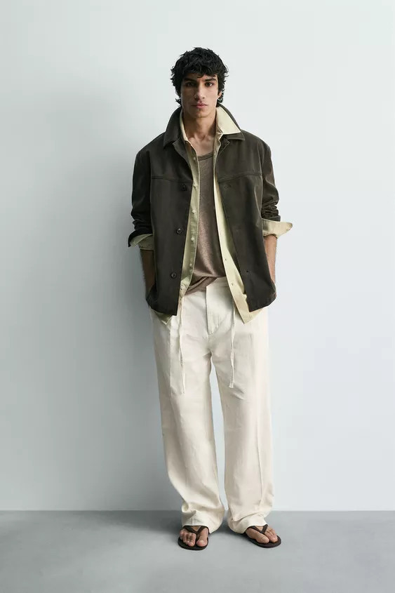 WASHED BOXY FIT JACKET | Zara US