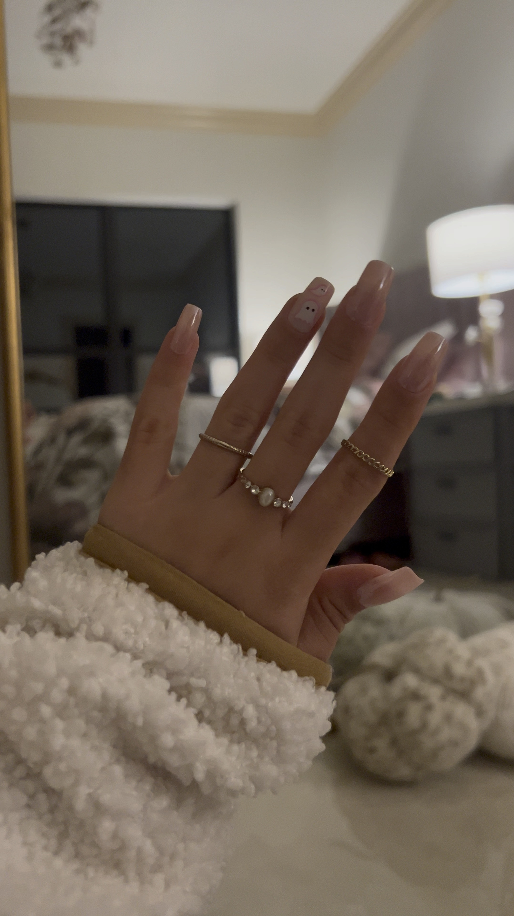 Pink Halloween Nails! Loving these Halloween press on nails, linked a similar press on nail set plus gold rings. Xoxo, Lauren 

Halloween decor, Halloween costume, costumes, girly Halloween costumes, pink Halloween, October nails, fall decor, fall nail designs, gold rings, pumpkins, spiderwebs, bats, glitter, sweaters, pink ghosts, fake nails, nail polish, pink nail sets, girly nails, pink fall nails, fall press on nails, autumn nails, fall season, gilmore girls, vampire diaries, christian autumn girl aesthetic, fall aesthetic, halloween nail sets, pink halloween decor, fall sweater, gold rings, hello fall #LTKtravel #LTKbeauty #LTKsalealert #LTKunder100 #LTKunder50 

#LTKParties #LTKHoliday #LTKHalloween