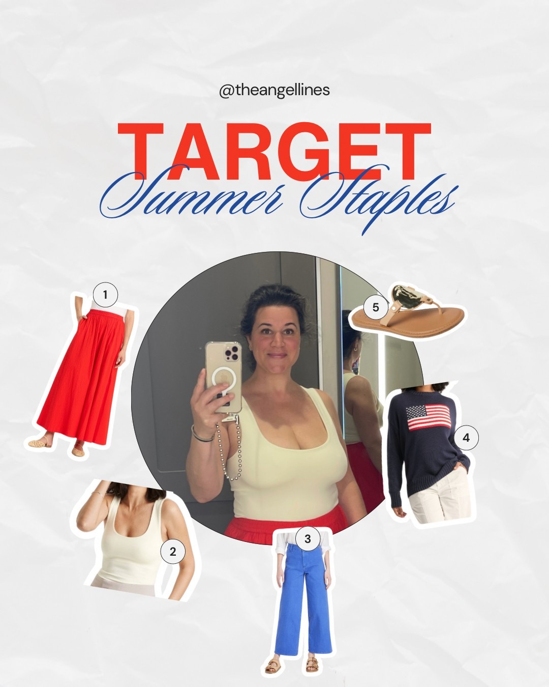 Target run with purpose, a pre-filled cart, and a mission: to try on my summer staples before committing. 😎🛒
Turns out… everything is cuter in person. Linked it all in my LTK so you can skip the dressing room chaos. 🙌🏼

💗 Shop everything now on my LTK @theangellines
#TargetTryOn #SummerStaples #LinkedOnLTK #TargetStyle #MomStyle #TryOnHaul #PoolsidePrep #LTKFinds #TargetObsessed

#LTKMidsize #LTKSummerEdit #LTKOver40