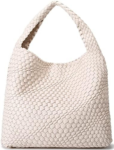 Queenoris Fashion Hobo Bags for Women Top-handle Shoulder Bag Vegan Leather Purses Soft Summer To... | Amazon (US)