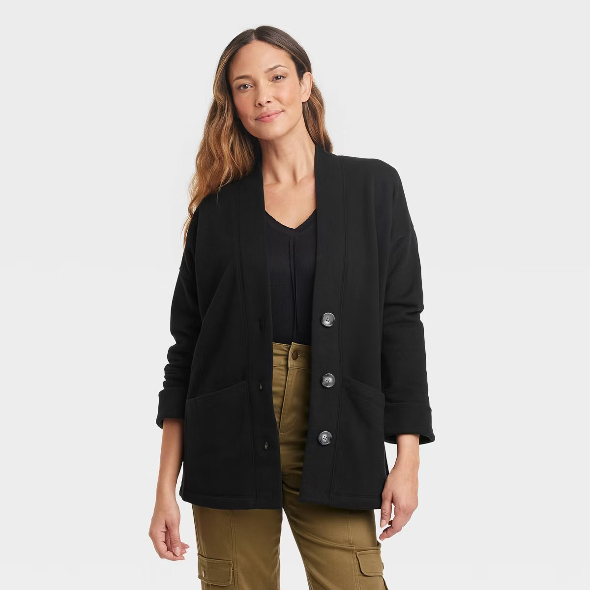 Women's Long Sleeve Fleece Jacket - Knox Rose™ | Target
