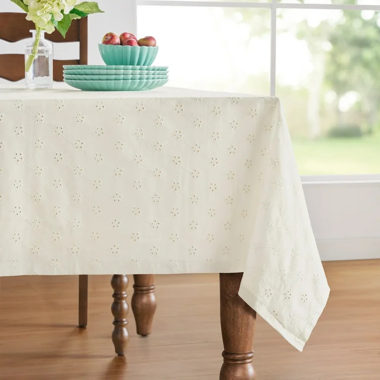 The Pioneer Woman Eyelet Tablecloth, 60" x 102" | Walmart (US)