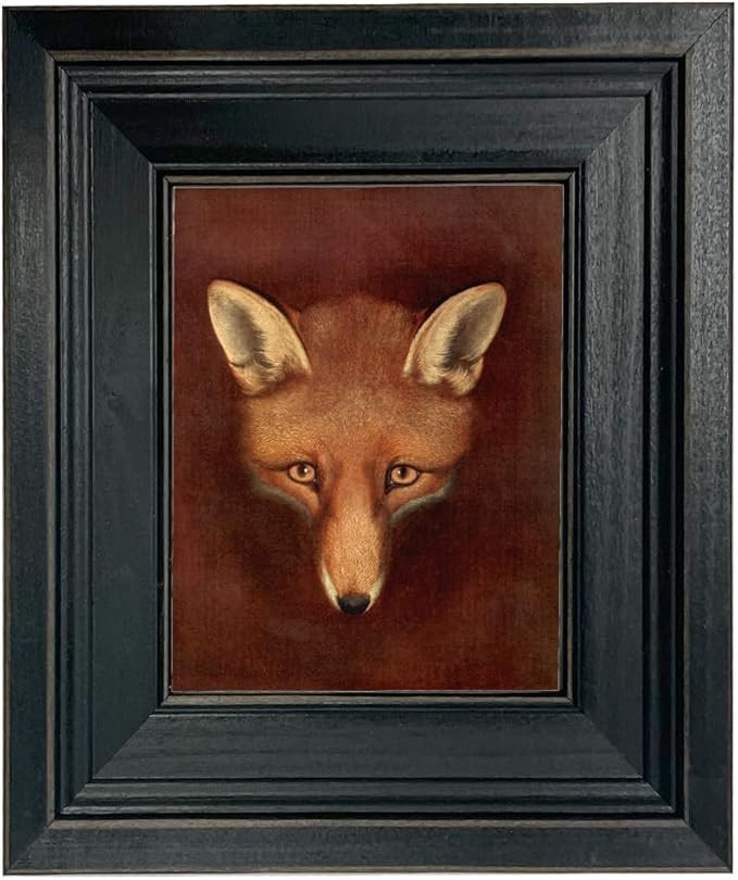 Schooner Bay Co. – Philip Reinagle Renard the Fox 5 x 6” Framed Oil Painting Print on Canvas ... | Amazon (US)