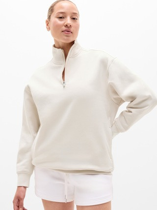 Forever Fleece 1/4 Zip Sweatshirt | Athleta
