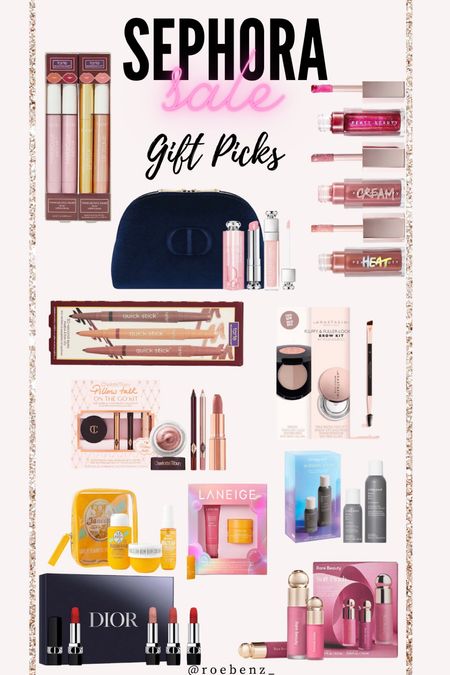 Sephora gift guide💄🤩 Last day to shop the sale is 11/7! 
Use code SAVINGS 



Sephora holiday sale, gift guide, beauty lovers, makeup, must haves, Tarte, brow freeze, lip gloss, foundation, dry shampoo, lipstick, lip liner, concealer, blush, makeup picks, holiday gifts, Charlotte Tilbury, Dior, fenty beauty 

#LTKHoliday #LTKsalealert #LTKbeauty