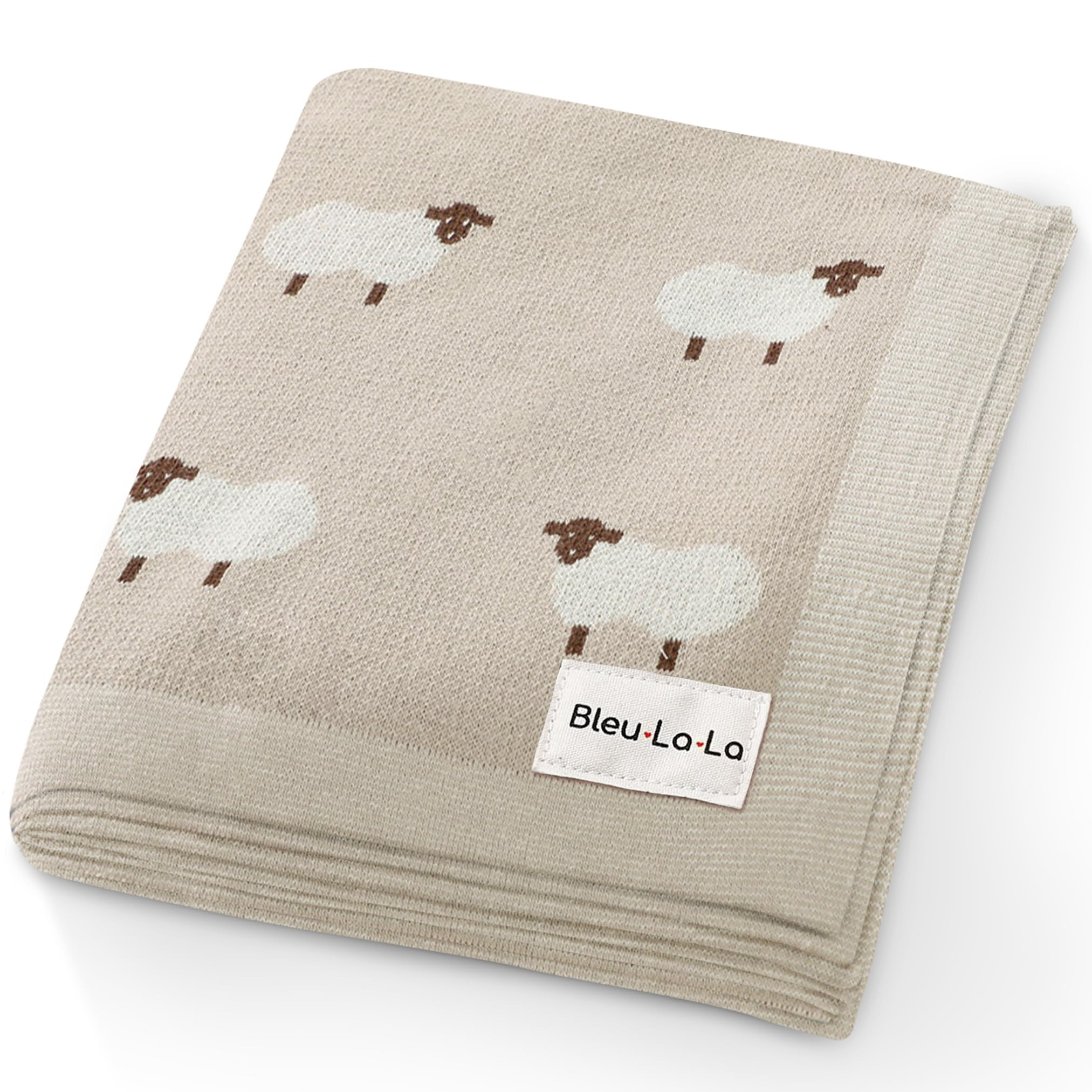 Baby Swaddle Blanket - 100% Luxury Cotton Knit Soft Cozy Lightweight Unisex Receiving Crib Stroll... | Amazon (US)