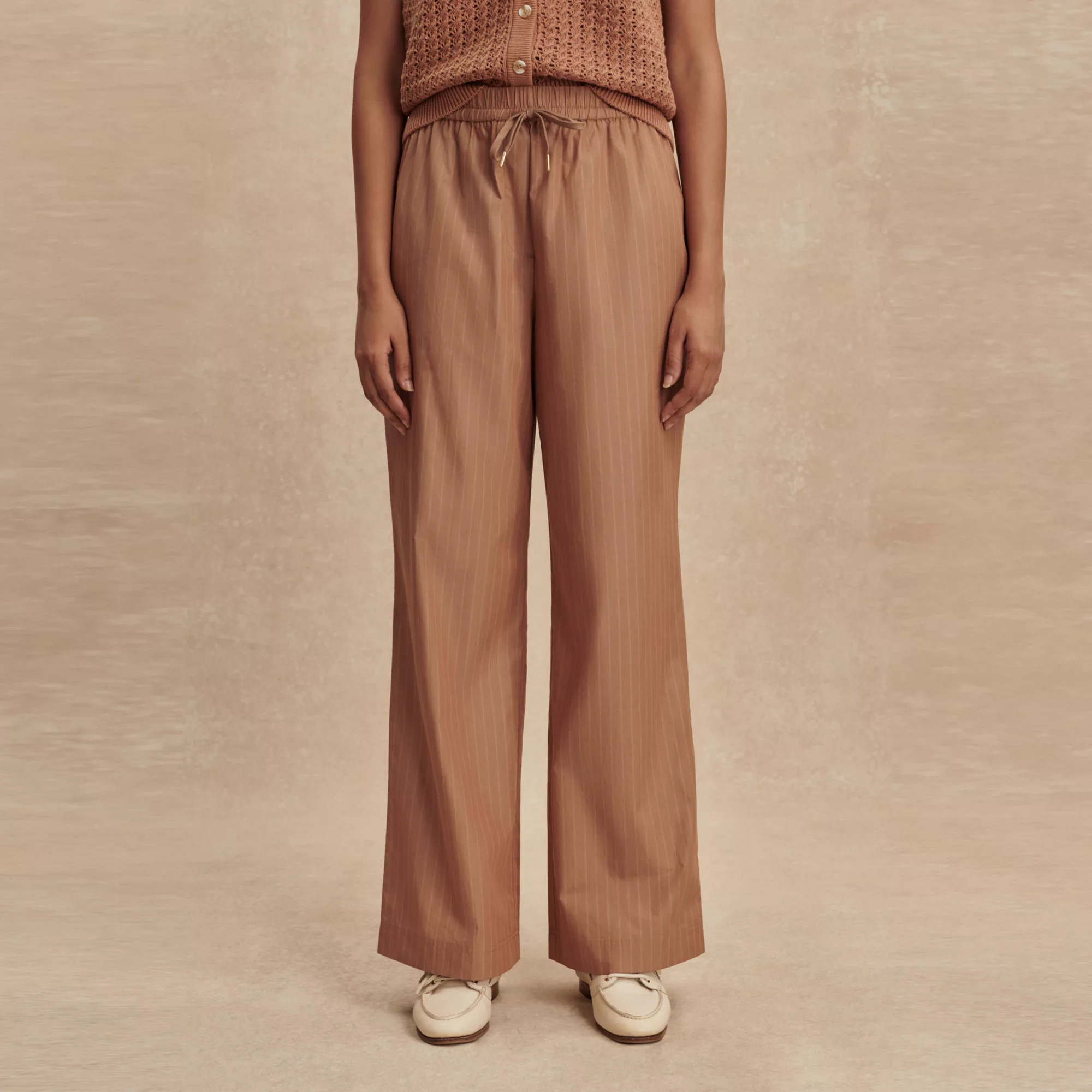 Varley Women's Rowan- 30" Straight Leg Pant, XS, Camel Stripe | DICK'S Sporting Goods