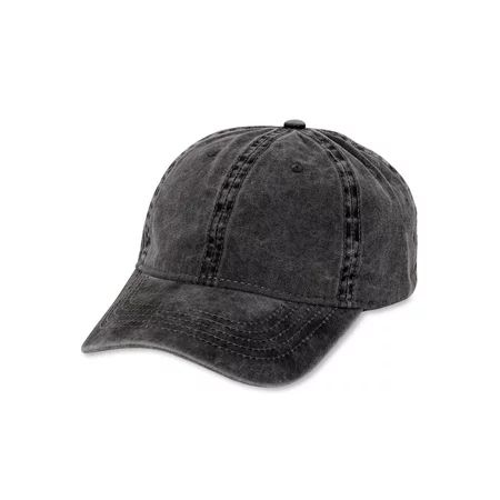 Time and Tru 3pc Solid Washed Baseball Cap | Walmart Online Grocery