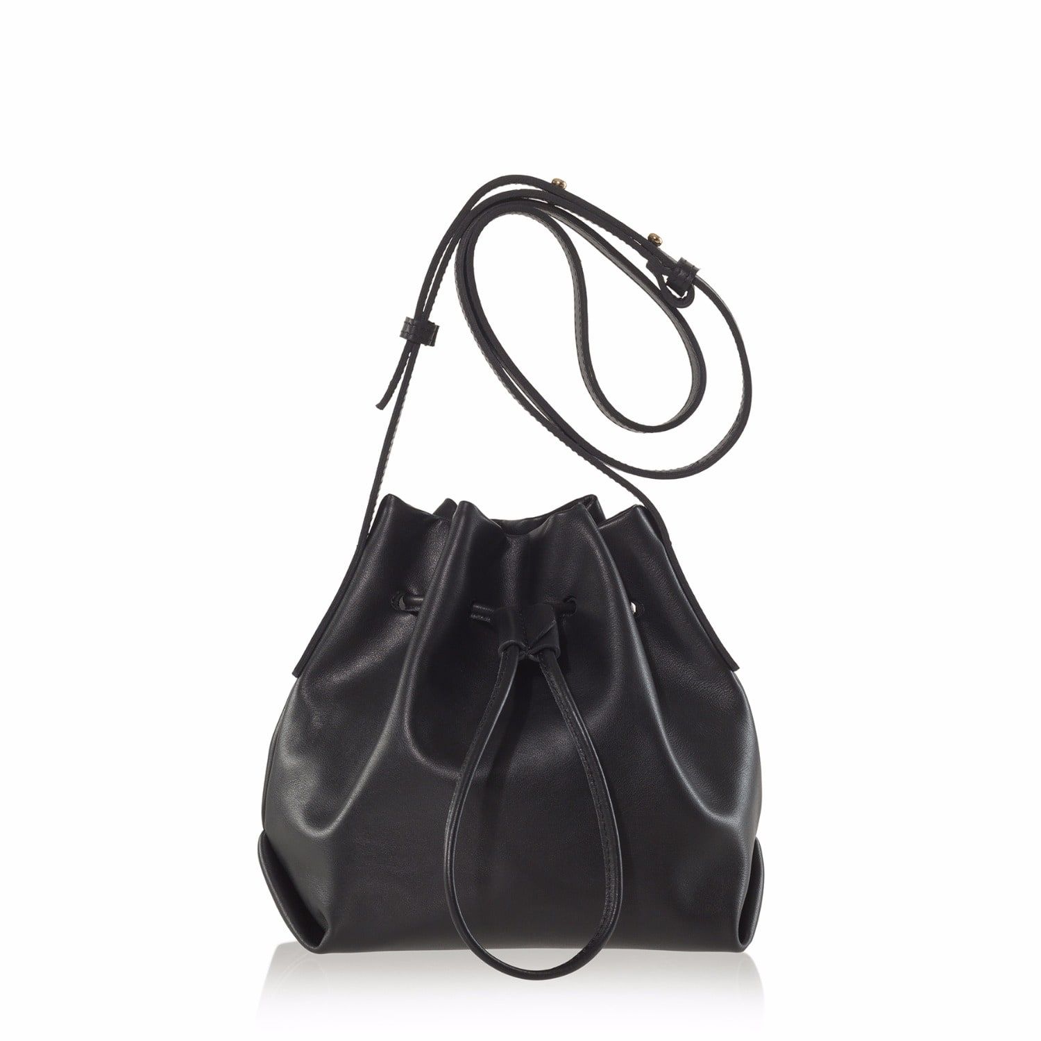 Joanna Maxham - Drawstring Crossbody in Black | Wolf & Badger (US)