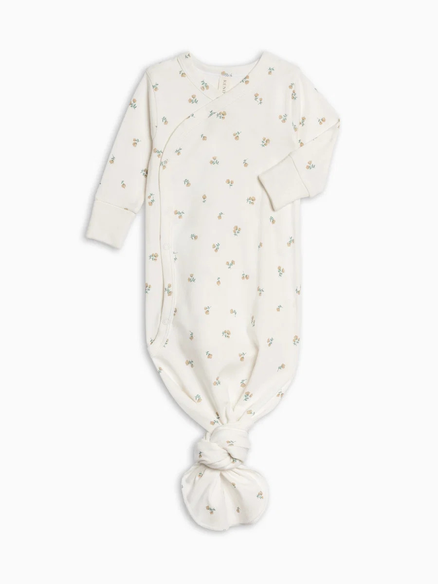 Indy Kimono Gown - Palmer Floral / Dune + Laguna | Colored Organics