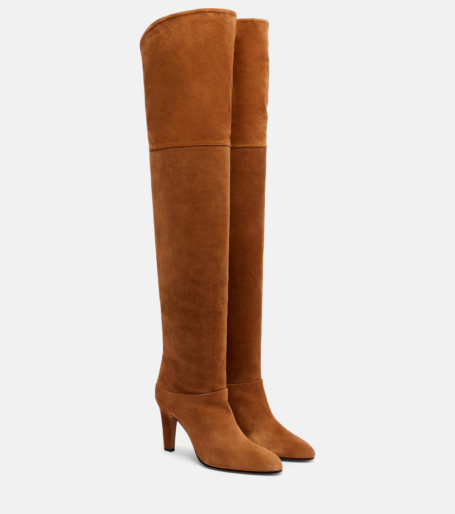 Chloe Eve 85 suede over-the-knee boots | Mytheresa (UK)