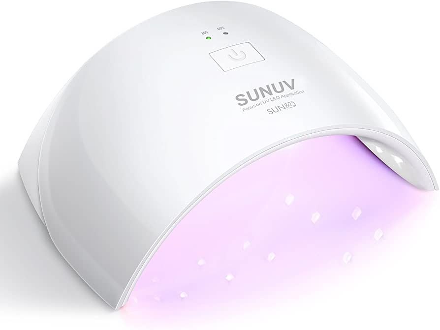 SUNUV UV LED Nail Lamp, Gel UV Light Nail Dryer for Gel Nail Polish Curing Lamp with Sensor 2 Tim... | Amazon (US)
