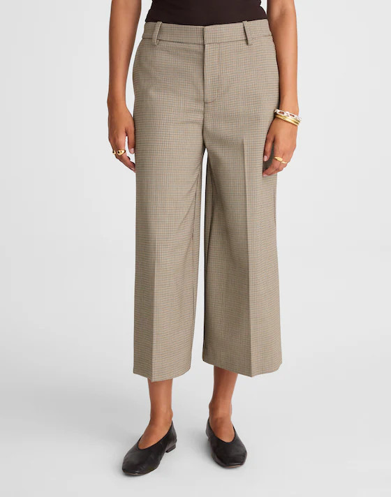 High-Rise Culotte in Wool Blend | Madewell
