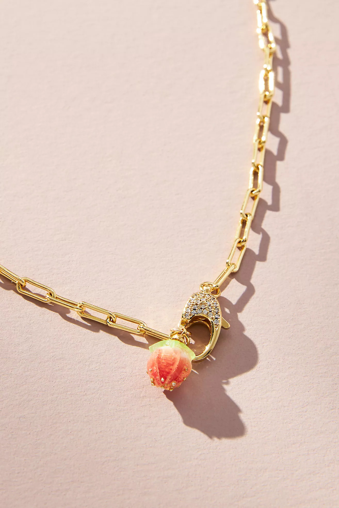 Logan Tay Strawberry Paperclip Necklace | Anthropologie (US)
