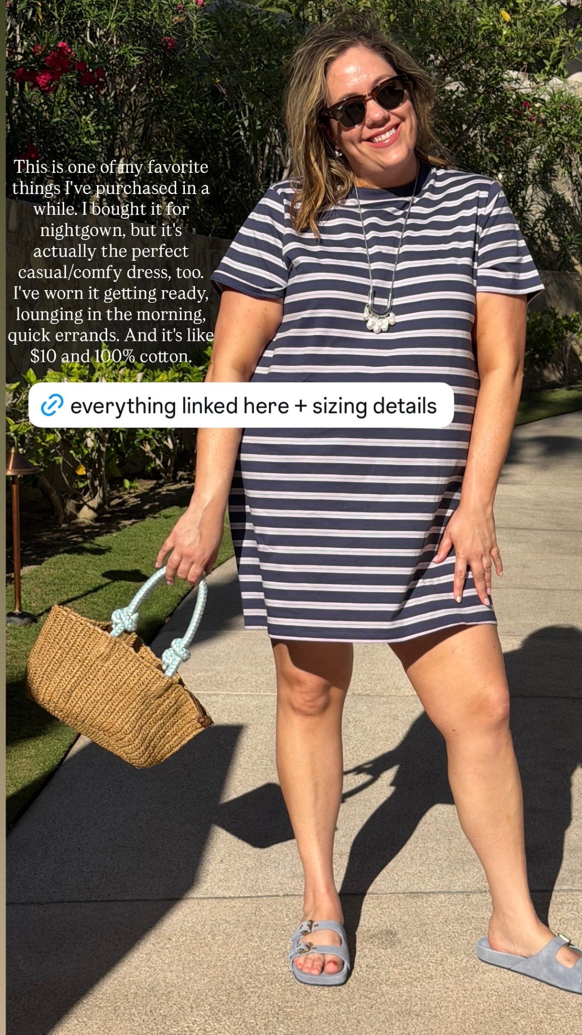 This is one of my favorite things I've purchased in a while. I bought it for nightgown, but it's actually the perfect casual/comfy dress, too. I've worn it getting ready, lounging in the morning, quick errands. And it's like $10 and 100% cotton.

#LTKSeasonal #LTKPlusSize #LTKWorkwear