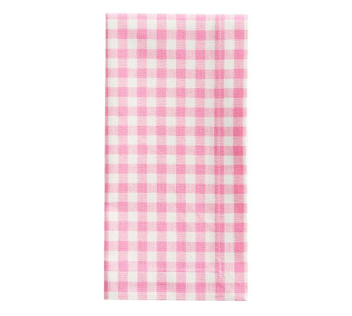 Gingham Cotton Napkin, Single - Navy | Pottery Barn (US)