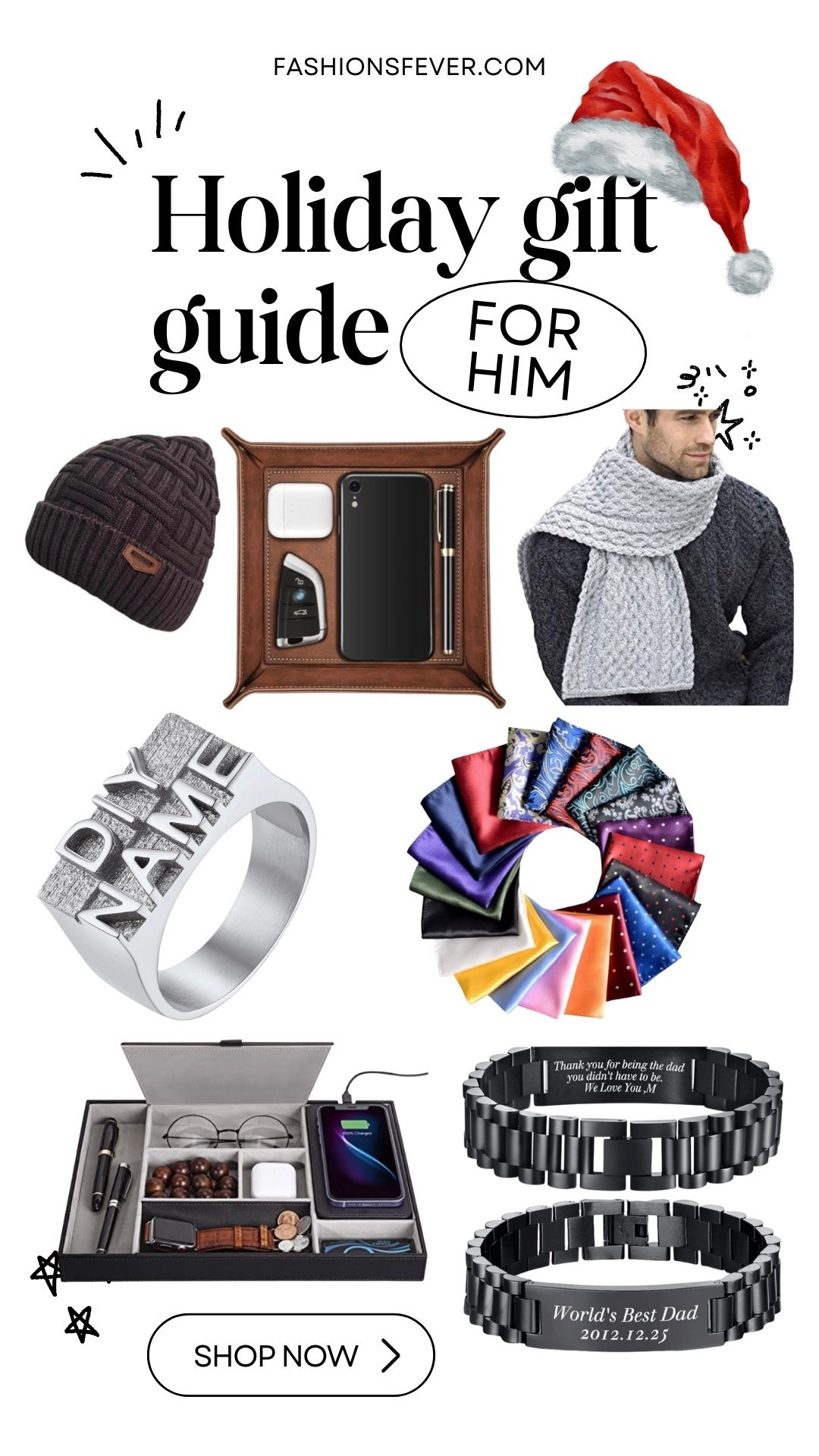 Holiday Gift Guide for HIM UNDER $50
Your one-stop list for affordable, and stylish gifts, and the best part? Most of these picks are on Black Friday Weekend sale!

From stylish beanies and customized rings to valet tray, these gifts are perfect for brother, father, husband or besties. Treat someone special while these Black Friday/Cyber Sunday deals last.

Tap to shop everything on sale!
Hurry prices will go back up soon.

#HolidayGiftGuide #GiftsForHim #FashionLovers #CyberWeekend #SaleAlert #BlackFridayDeals #GiftIdeasForHim #LTKFinds #LTKSale 

#LTKFindsUnder50 #LTKCyberWeek #LTKGiftGuide #LTKHoliday