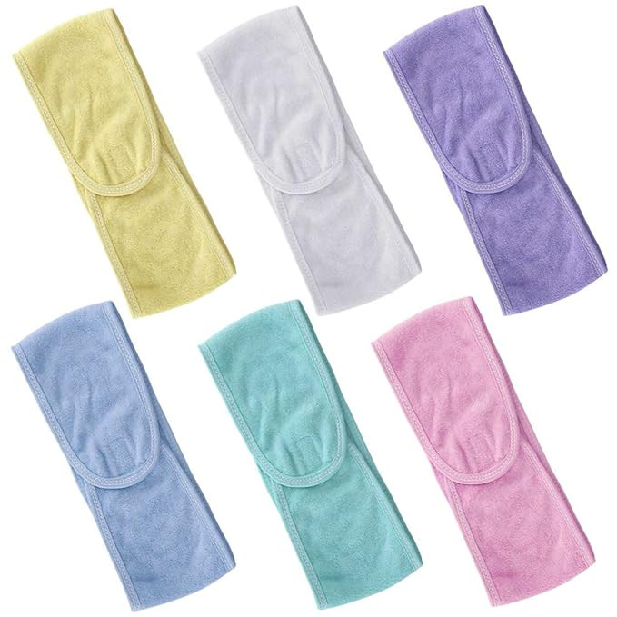 Facial Spa Headband, Make up Headband Terry Cloth Headband Stretch Yoga Sport Headband Shower Hea... | Amazon (US)