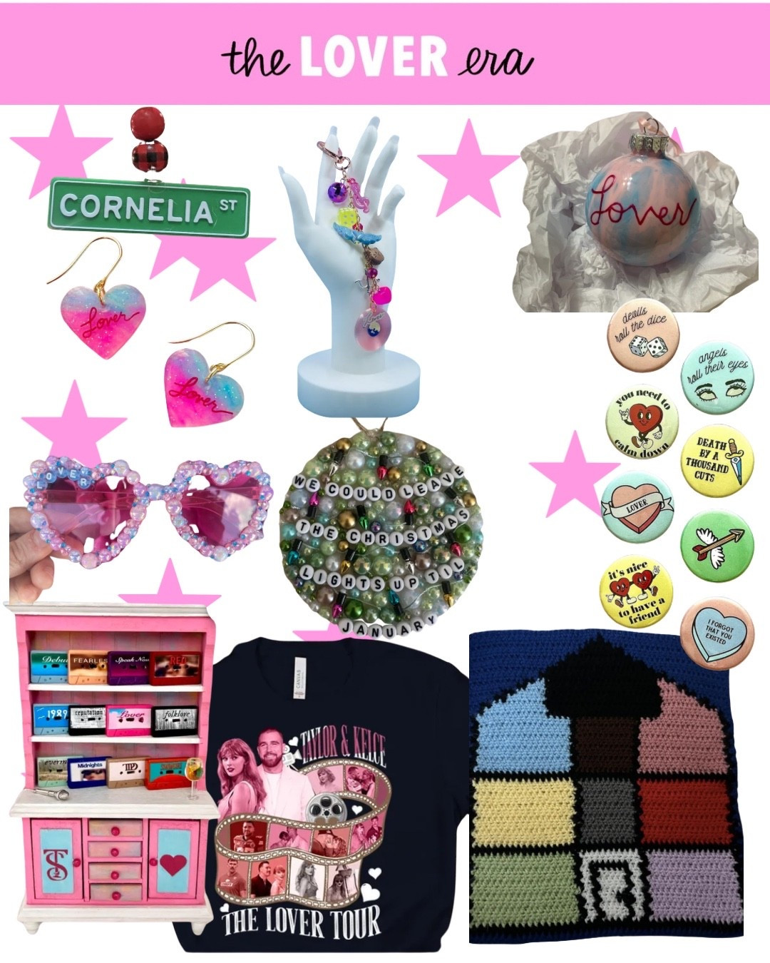 Lover gift guide Taylor swift gift guide Christmas ornaments 

#LTKCyberWeek #LTKGiftGuide #LTKHoliday