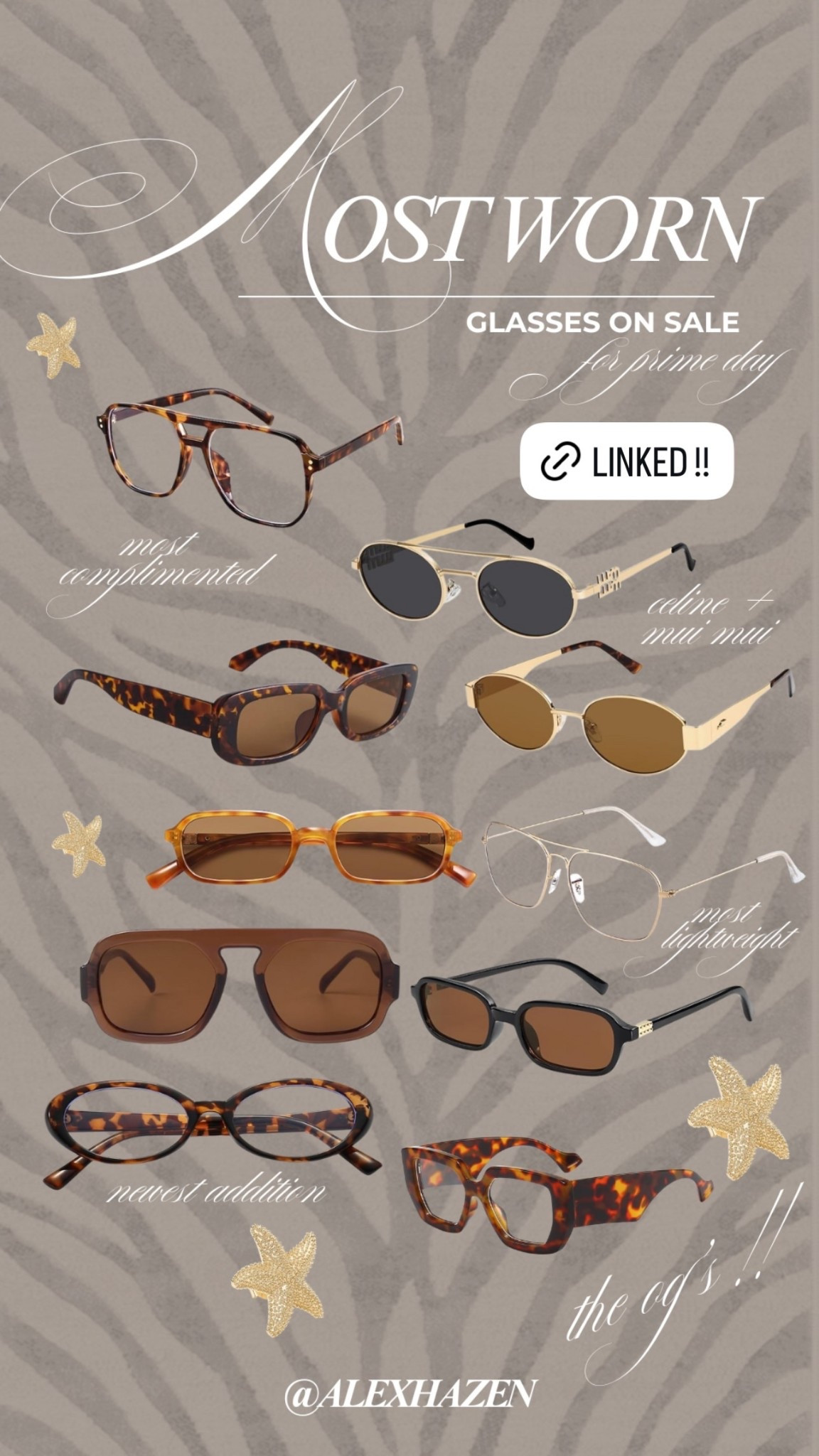 my most worn glasses on sale for prime day !! 

#LTKStyleTip #LTKSaleAlert