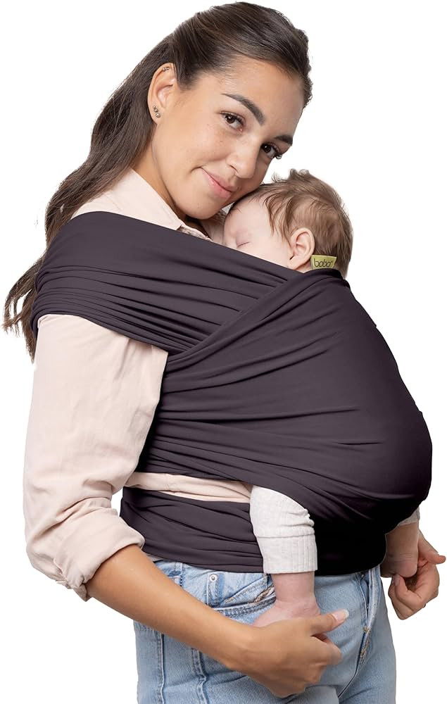 Boba Baby Wrap Carrier – Original Baby Sling Carrier for Newborns (7–35 lbs), Soft, Secure, H... | Amazon (US)