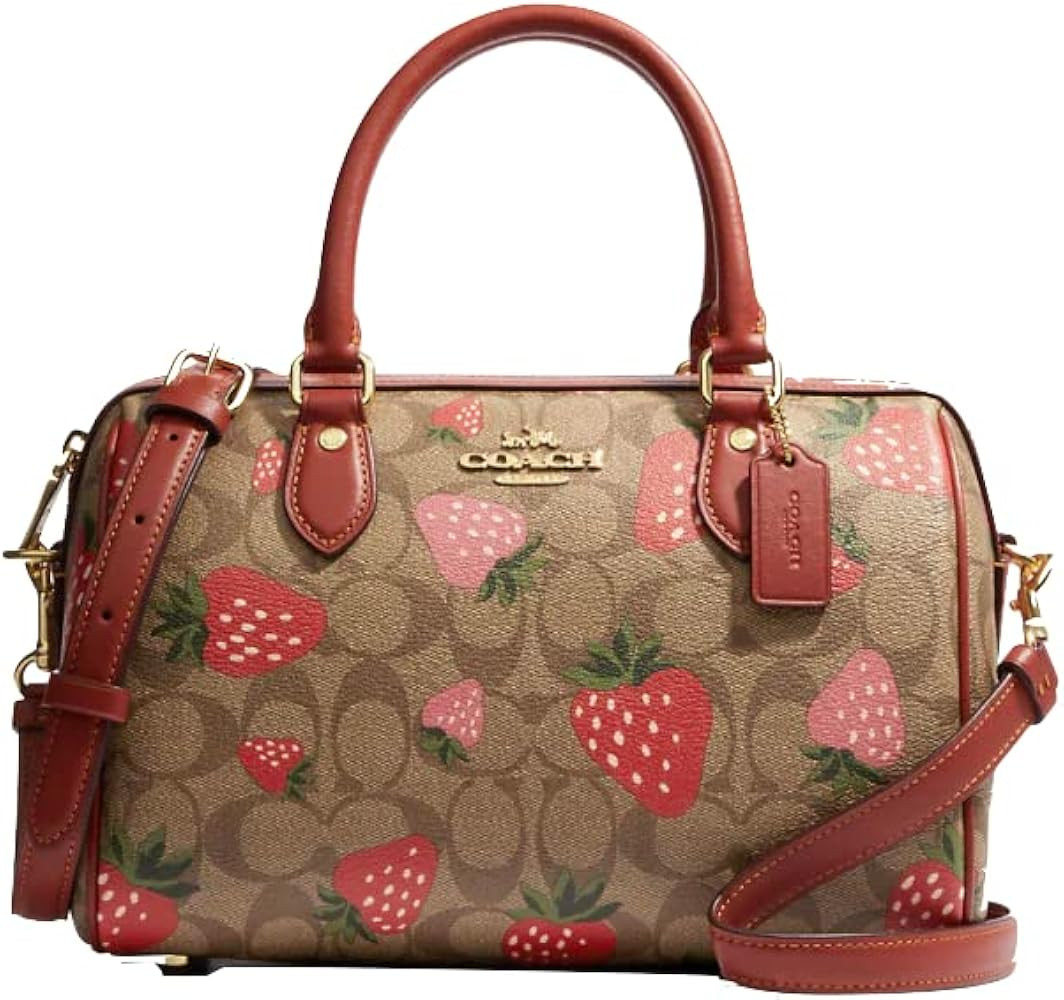 Coach Rowan Satchel In Signature Canvas | Amazon (US)