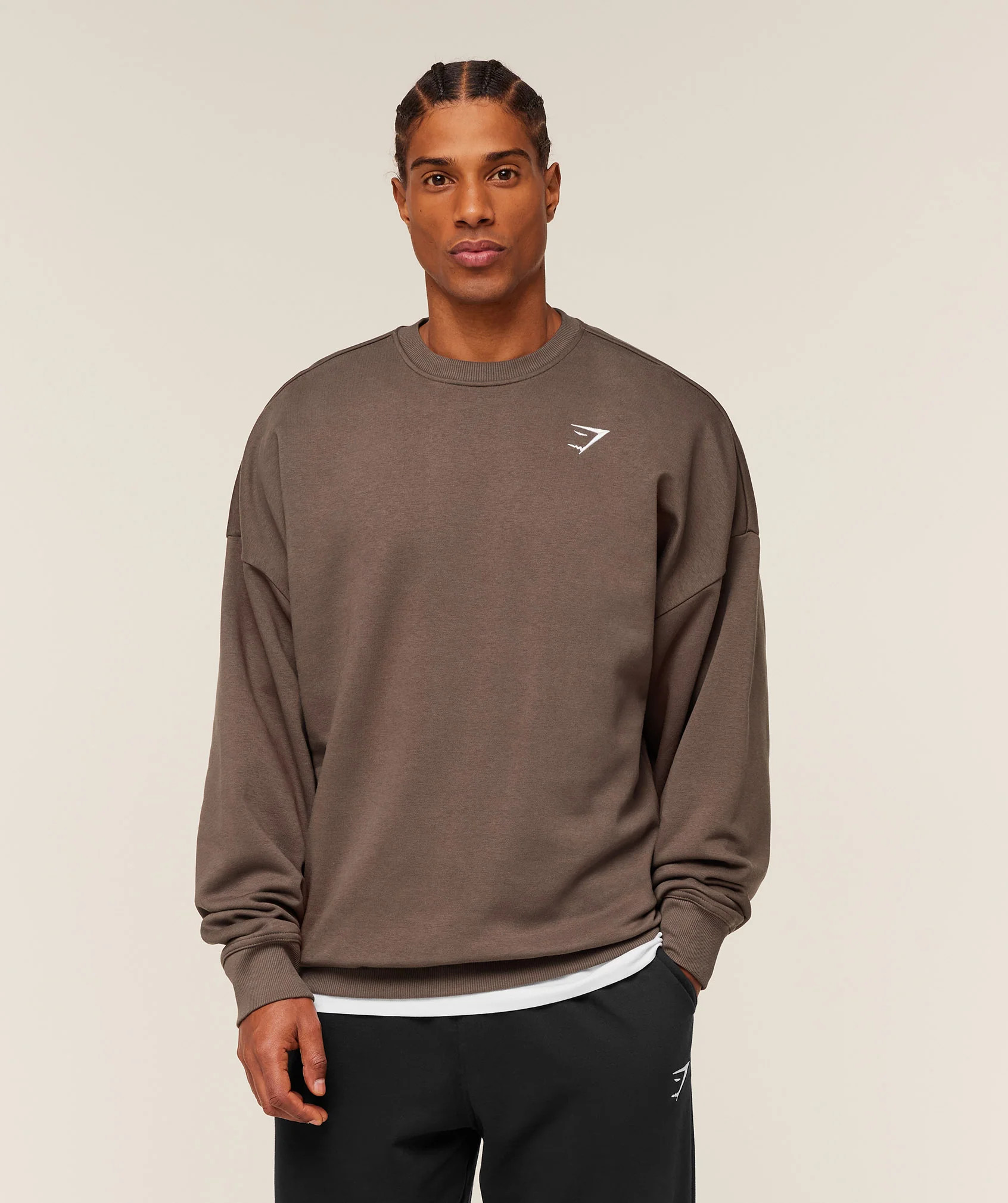 Oversized Crest Crew | Gymshark US