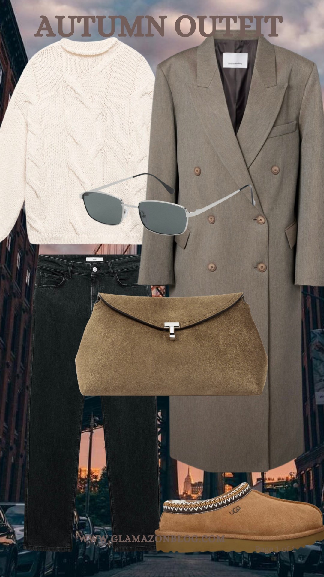 Suede bag, chunky knit, black jeans, Frankie shop coat, silver sunglasses, cream knit 

#LTKautumn #LTKeurope #LTKuk