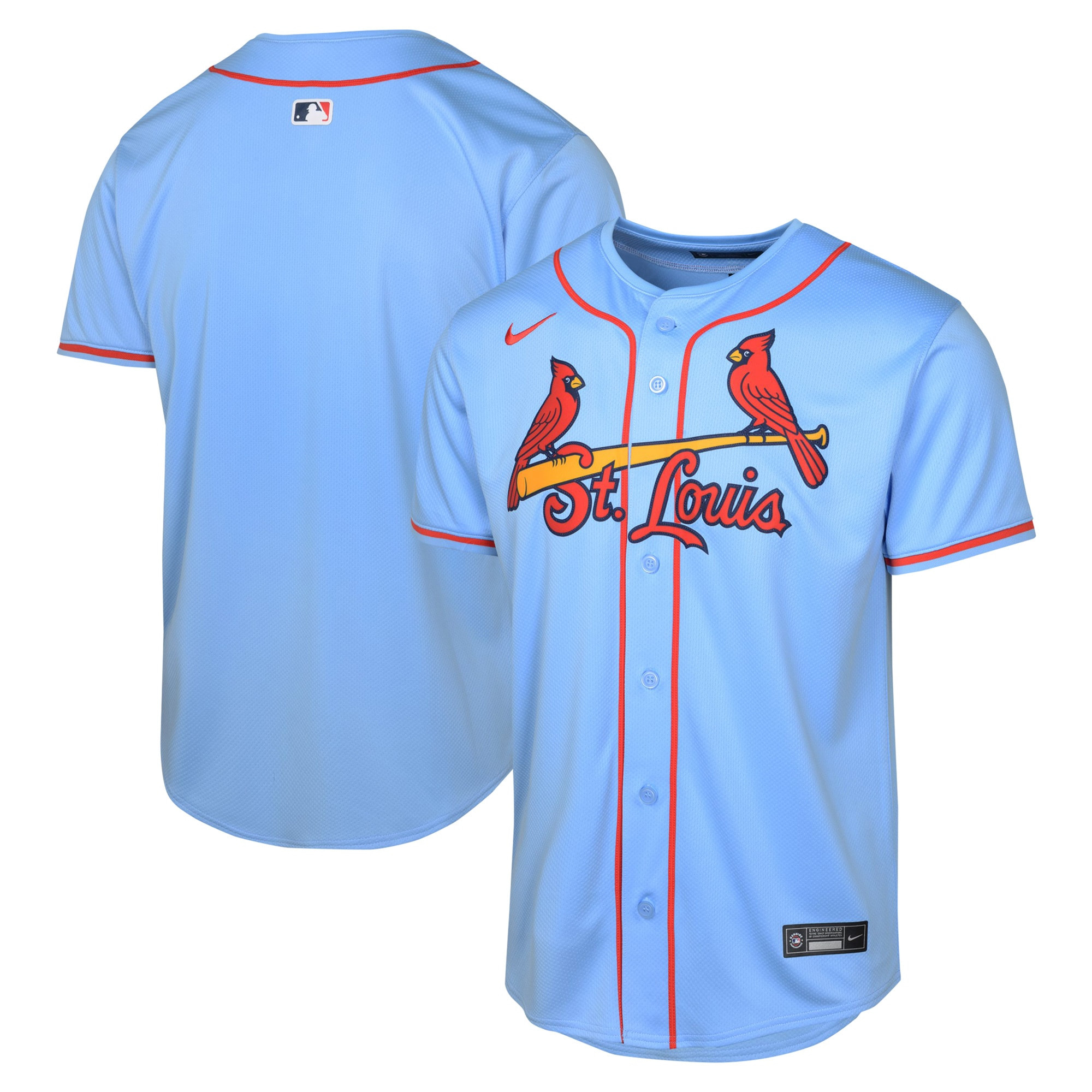 Youth St. Louis Cardinals NikeLight  Blue Alternate Limited Jersey | MLB Shop