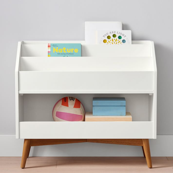 Mid-Century Toy Dump w/ Bookrack | West Elm (US)