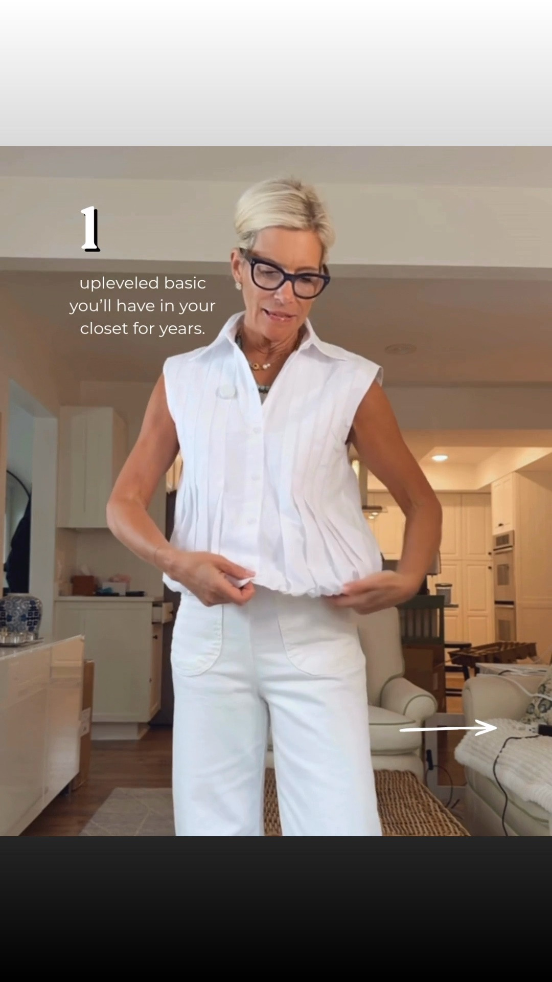 This white sleeveless top is one of those wardrobe staples that instantly makes any outfit look polished. The crisp collar gives it a tailored feel, while the elastic bubble hem creates the perfect tucked-in look—without having to tuck it in. Pair it with jeans, shorts, linen pants, or skirts for an effortlessly chic outfit you'll wear all season.

❤️ Heart = Support my posts
📌 Save = Timeless wardrobe staples you'll wear for years
🛍️ Follow me on LTK for more effortless everyday style.

#LTKootd #LTKOver40 #LTKSeasonal