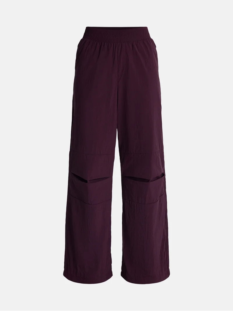 Avia Women's and Women's Plus Crinkle Pants with Pleated Knees, 27" Inseam, Sizes XS-4X | Walmart (US)