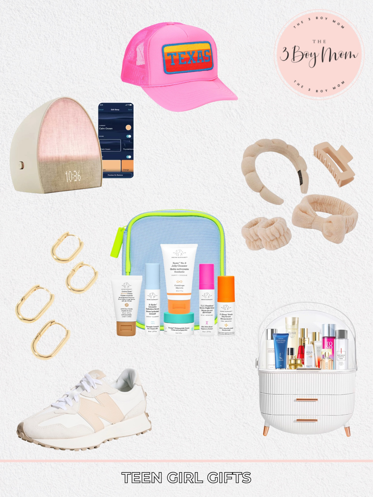 Teen Girls Gifts 

2024 Holiday Gift Guides | Gifts ideas for the Young Adult, Teen or College Age Girl, teen Girl Gifts, hatch restore, patch hat, gold earrings, drunk elephant skincare, beauty must haves, new balance, makeup case 

#LTKSeasonal #LTKHoliday #LTKGiftGuide
