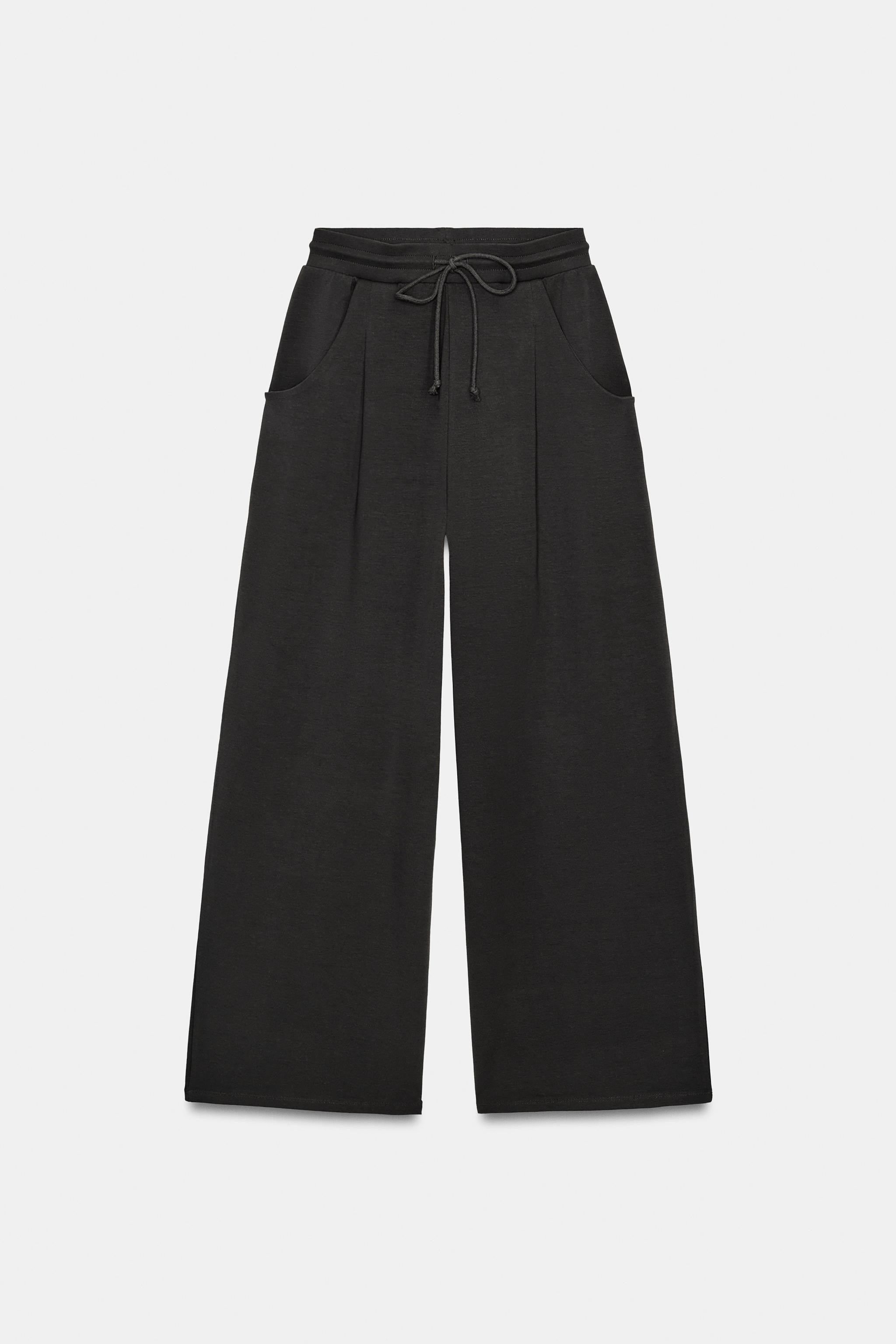 BALLOON INTERLOCK TROUSERS | Zara UK