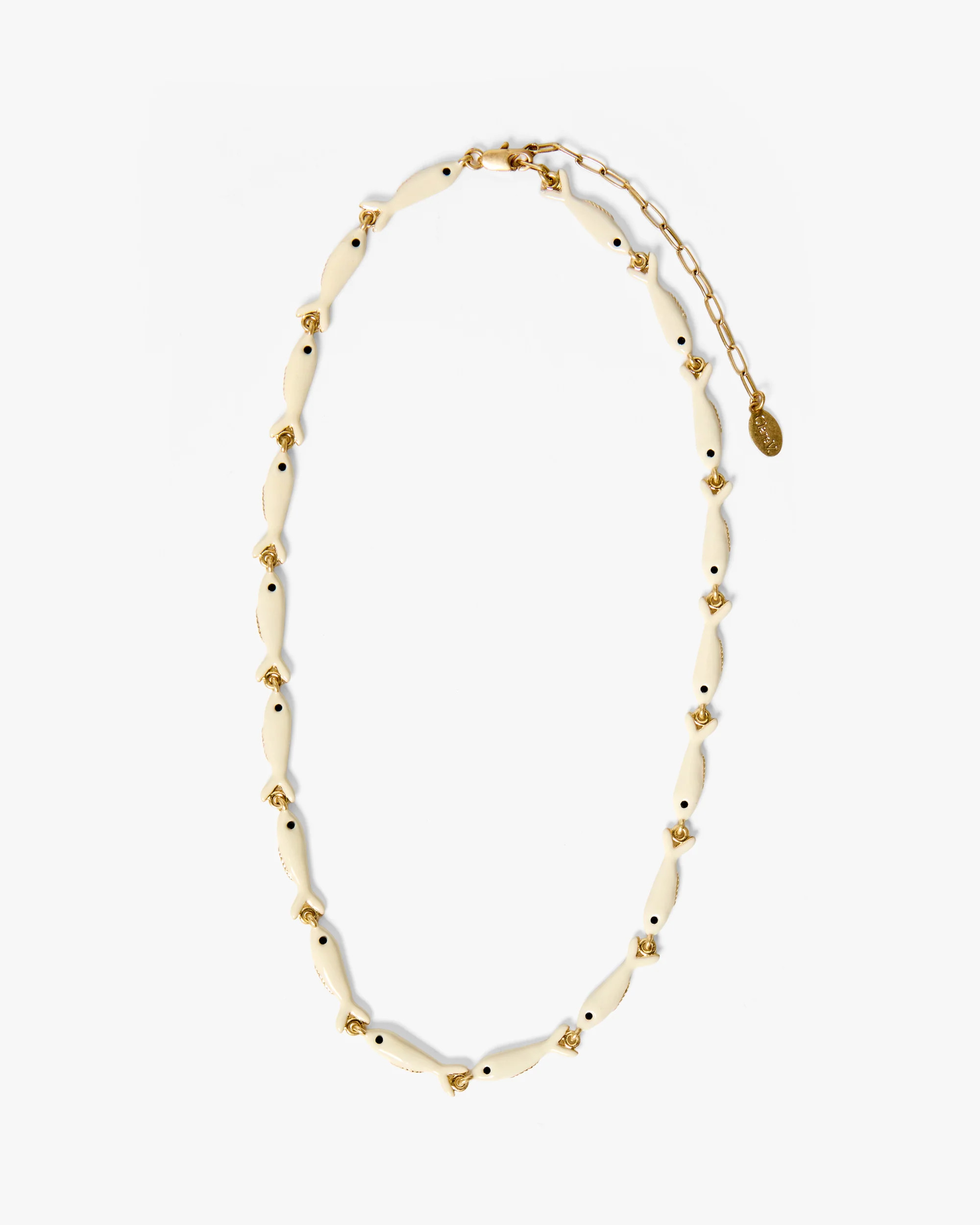 Enamel Sardine Necklace | Clare V.