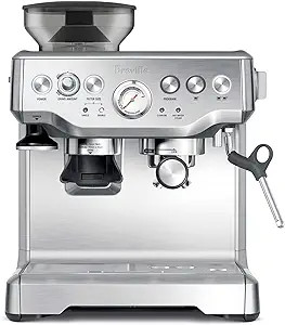Breville Barista Express Espresso Machine, Brushed Stainless Steel, BES870XL | Amazon (US)