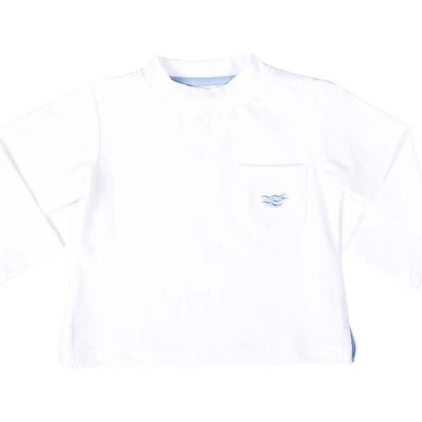 Long Sleeve Tucker Tee, Wickford White | Maisonette