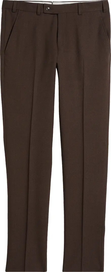 Jerome Flat Front Wool Dress Pants | Nordstrom